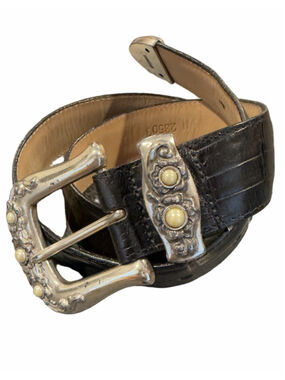 Brighton black leather belt size XS-S